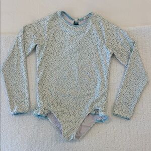 Minnow Floral Long Sleeve Bodysuit size 11/12